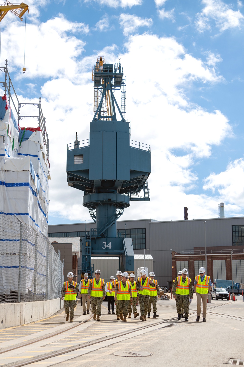 Adm. Caudle Visits Portsmouth Naval Shipyard