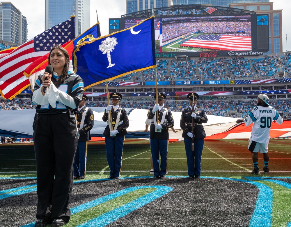 USARC Honor Guard - Carolina Panthers Game