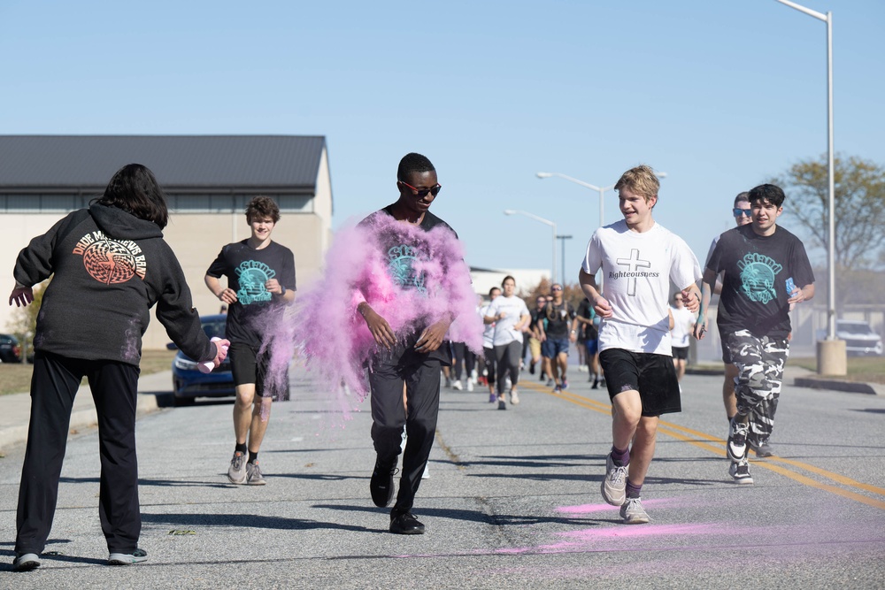 Dover AFB hosts color run to raise awareness