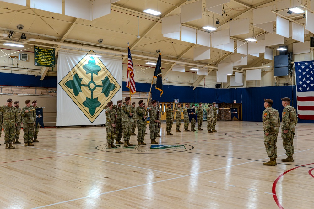 1st Battalion, 4th SFAB Cases Colors for Deployment to EUCOM