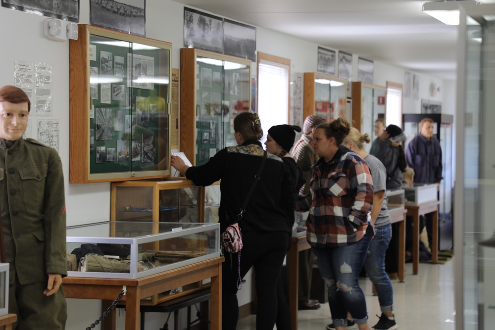 DFMWR Employees Participate in a Scavenger Hunt at Fort McCoy Commemorative Area