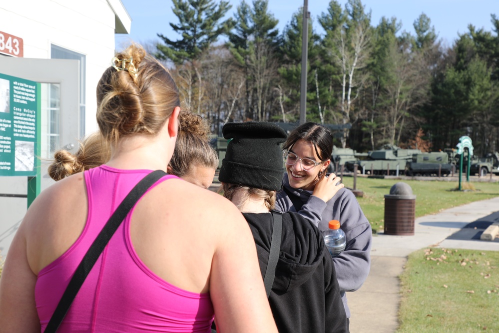 DFMWR Employees Participate in a Scavenger Hunt at Fort McCoy Commemorative Area