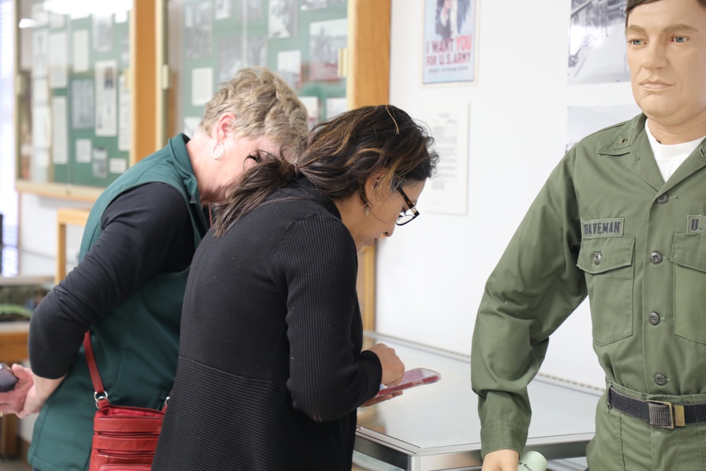 DFMWR Employees Participate in a Scavenger Hunt at Fort McCoy Commemorative Area