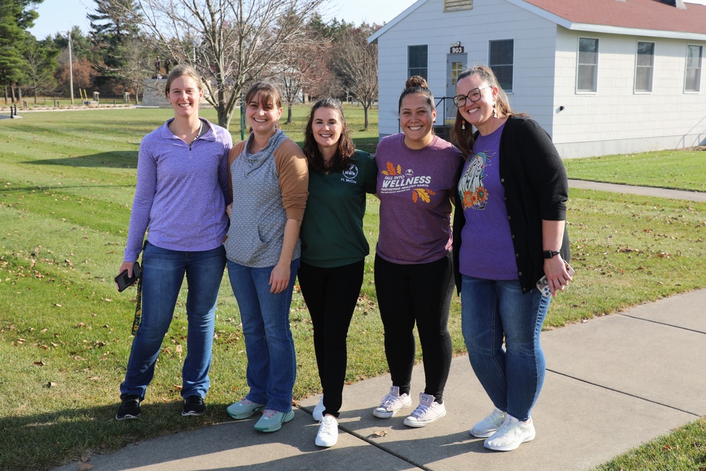 DFMWR Employees Participate in a Scavenger Hunt at Fort McCoy Commemorative Area