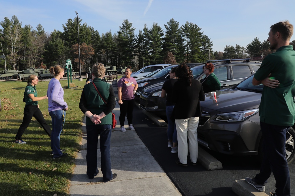 DFMWR Employees Participate in a Scavenger Hunt at Fort McCoy Commemorative Area