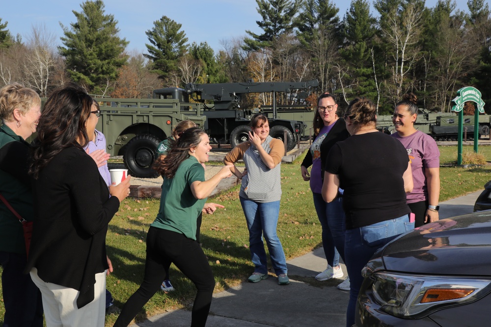 DFMWR Employees Participate in a Scavenger Hunt at Fort McCoy Commemorative Area