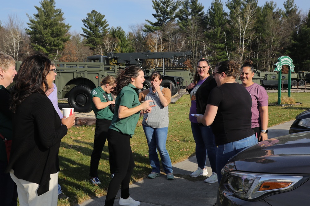 DFMWR Employees Participate in a Scavenger Hunt at Fort McCoy Commemorative Area