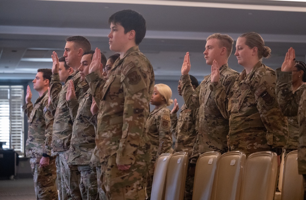 315 AW Celebrates Leadership at NCO and SNCO Induction Ceremony