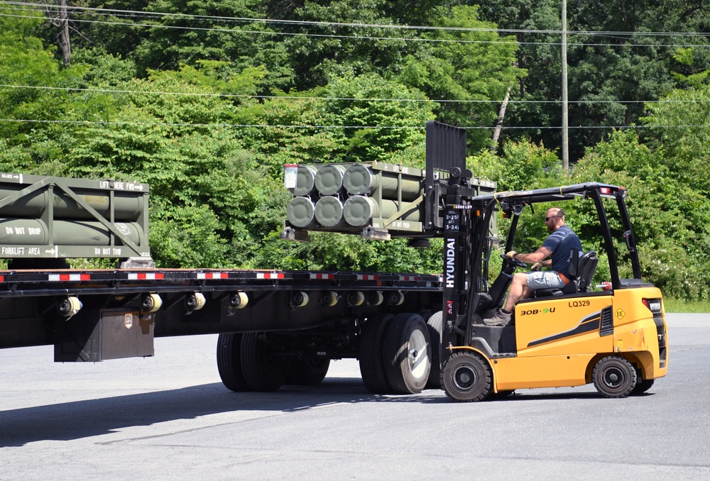 Missile Distribution at Letterkenny Munitions Center