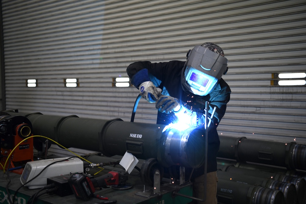 Welding Missile Container