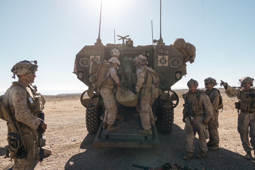 1st Bn., 7th Marines participates in mechanized raid course