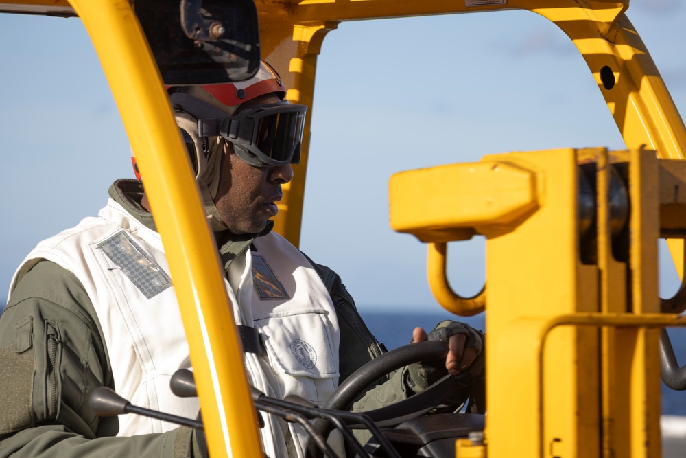 USS Gerald R. Ford Conducts Replenishment at Sea