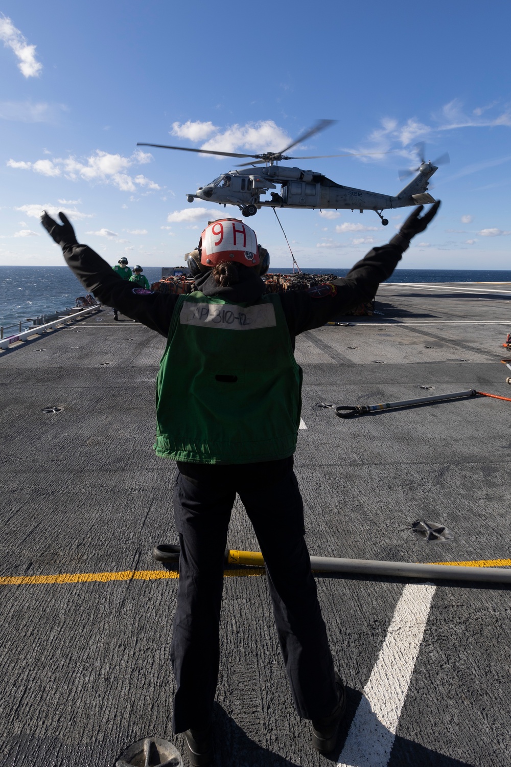 USS Gerald R. Ford Conducts Replenishment at Sea