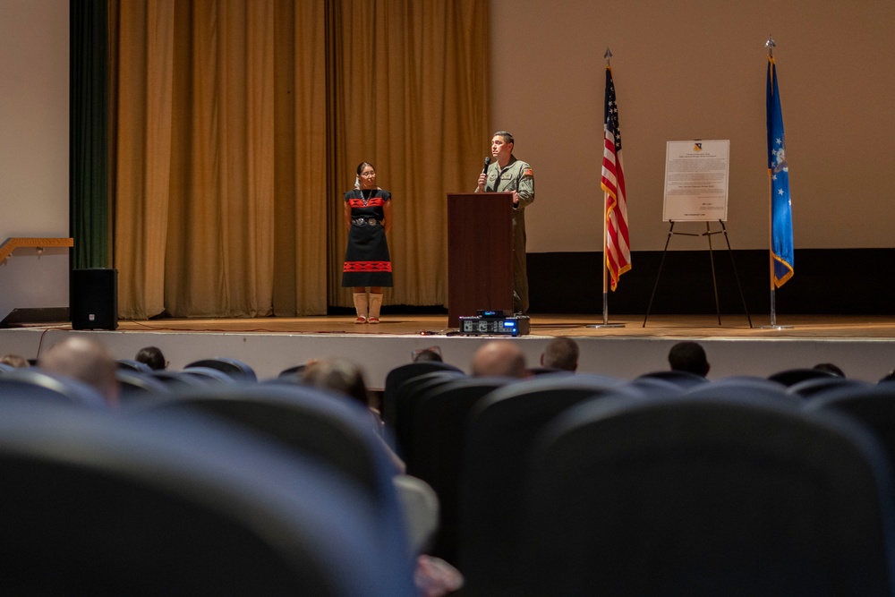 DVIDS Images Cannon AFB signs National Native American Indigenous