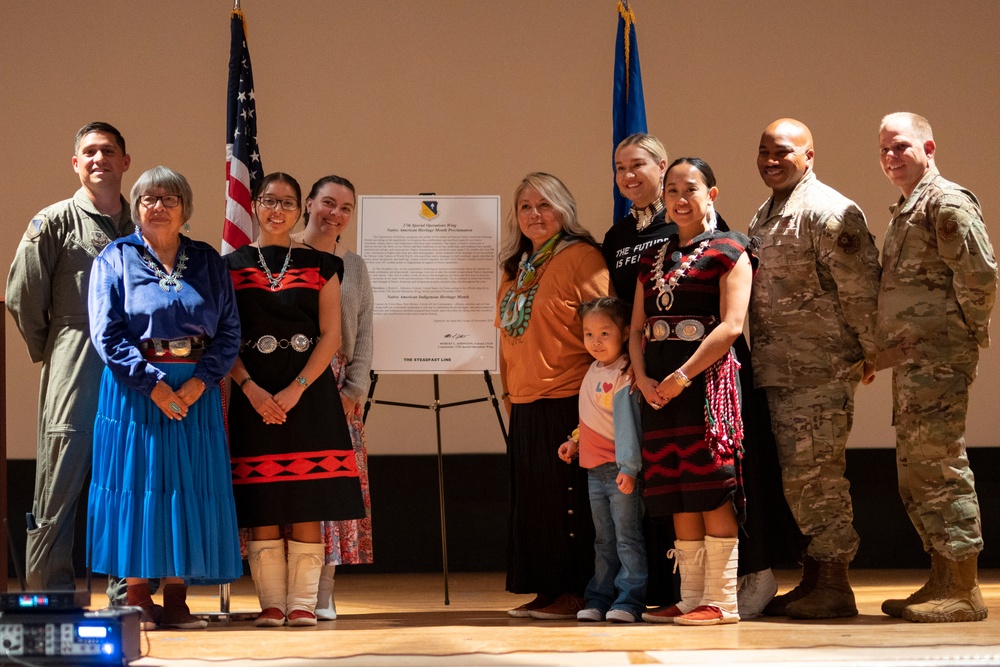 DVIDS Images Cannon AFB signs National Native American Indigenous