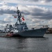 USS John Basilone (DDG 122) arrives in New York