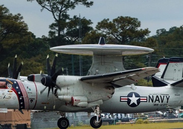 VAW-123 Sends their Last E-2C Hawkeye to the Boneyard