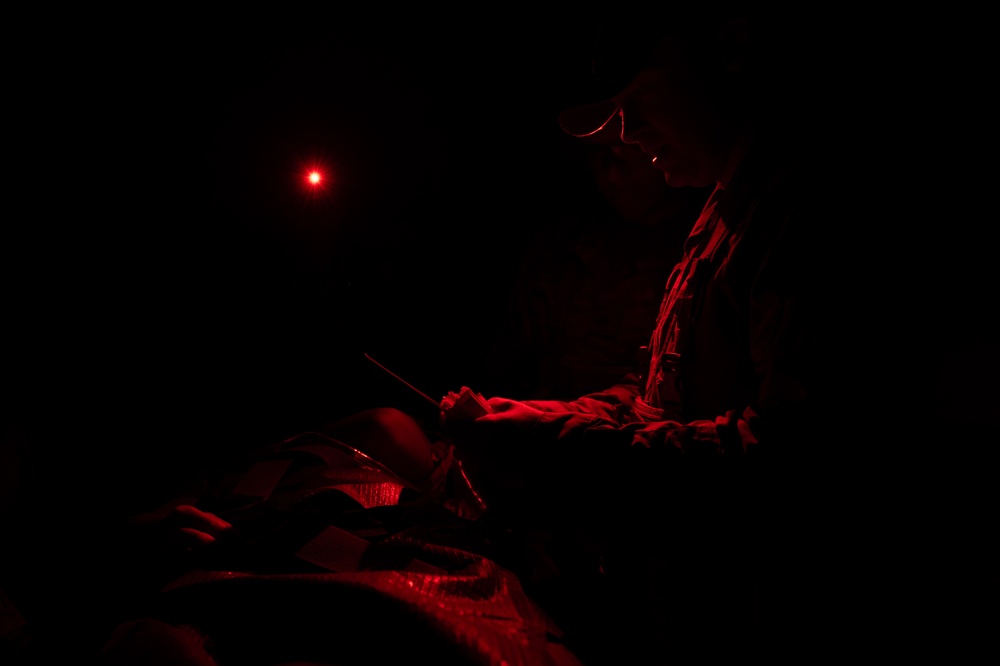 Soldiers tackle combat medic field training