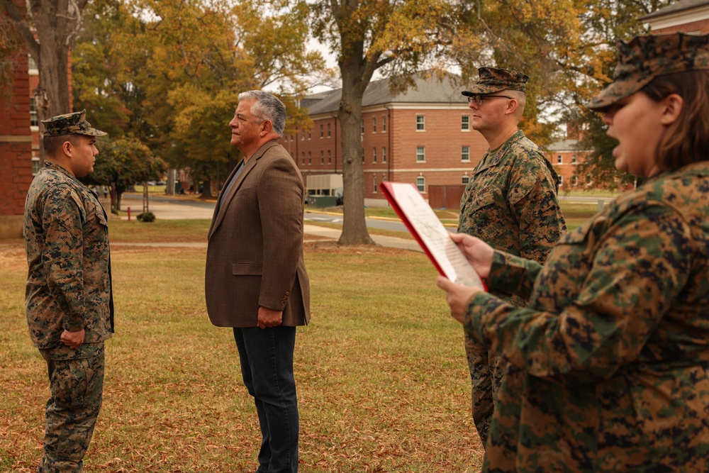 Combat graphics specialist Pfc. Eisma promotes to Lance Corporal