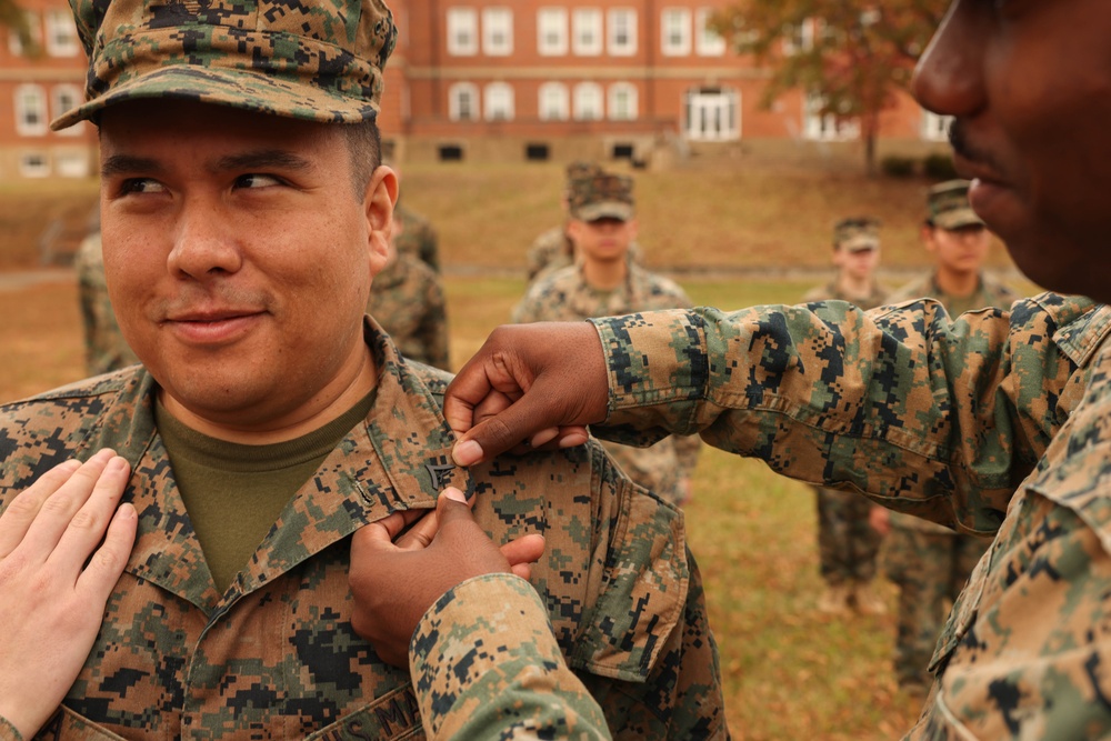 Combat graphics specialist Pfc. Eisma promotes to Lance Corporal