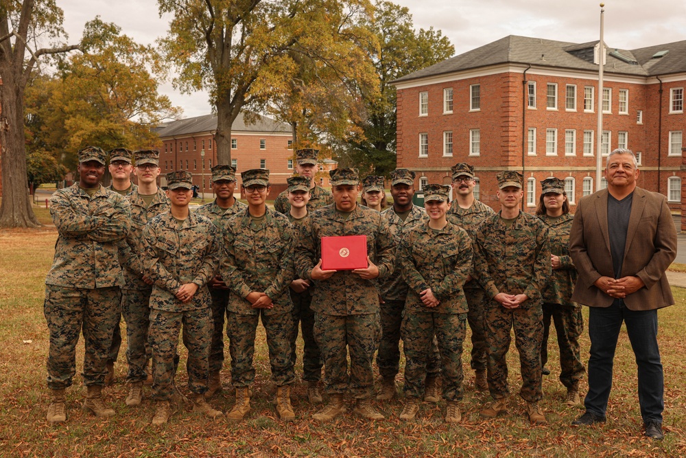 Combat graphics specialist Pfc. Eisma promotes to Lance Corporal