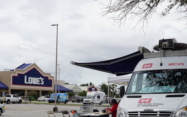 Hurricane Milton Response, MCV's on mission to collect Right of Entry Collections