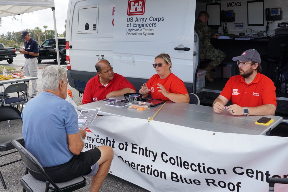 Hurricane Milton Response, MCV's on mission to collect Right of Entry Collections