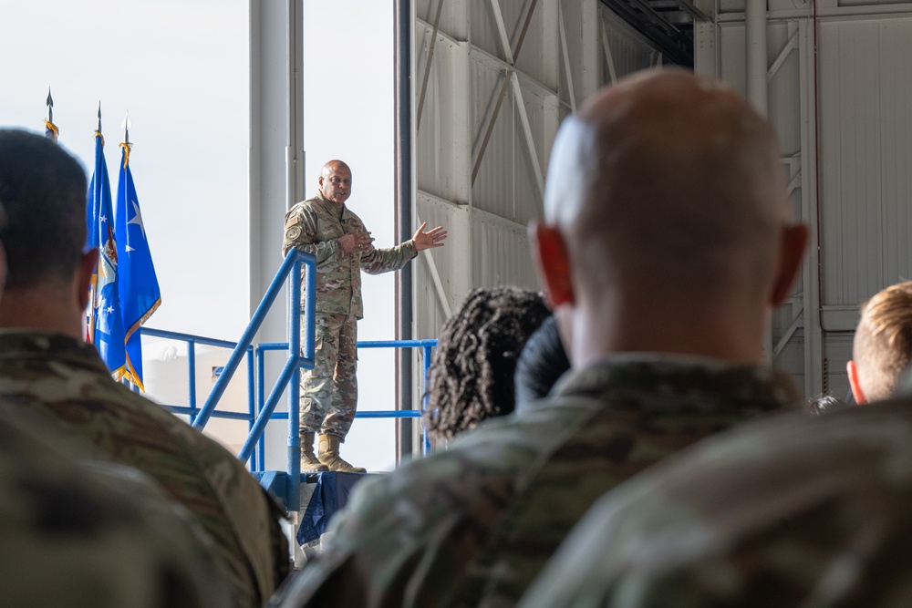 Gen. Anthony Cotton visits Whiteman Air Force Base