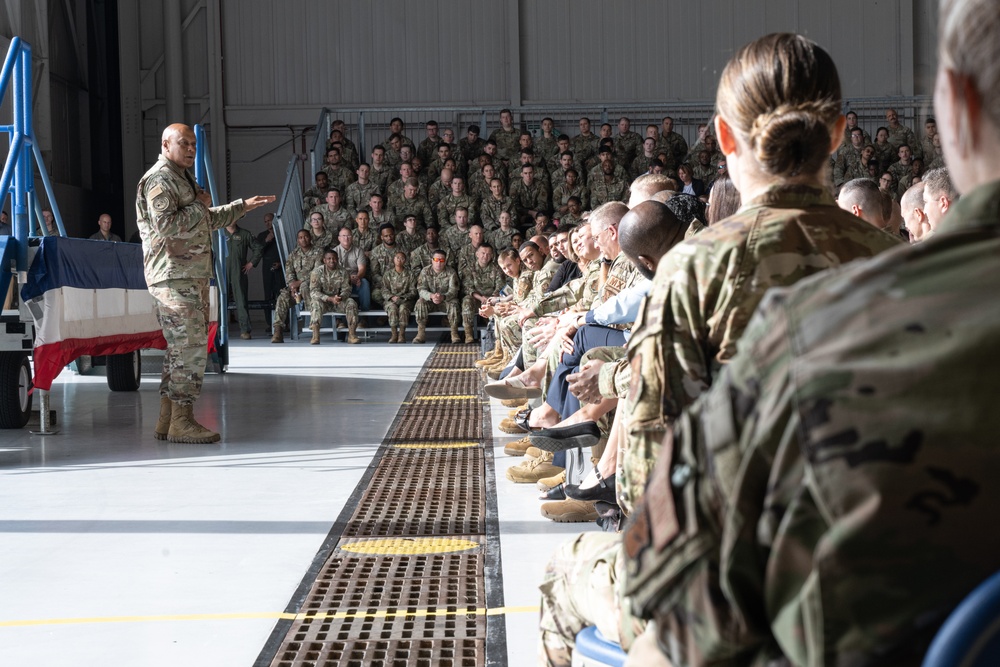 Gen. Anthony Cotton visits Whiteman Air Force Base