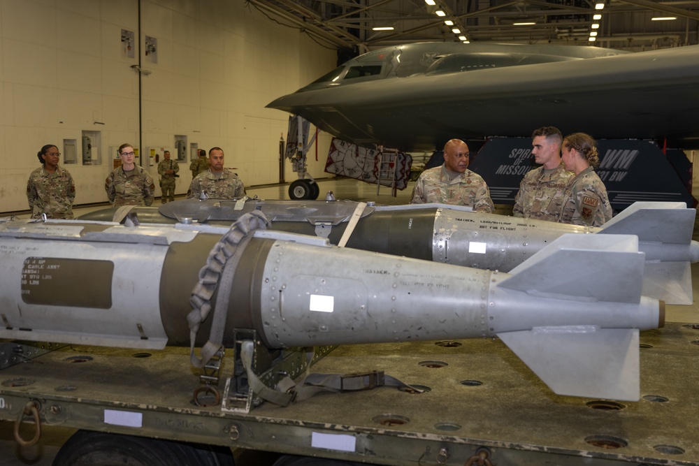 Gen. Anthony Cotton visits Whiteman Air Force Base