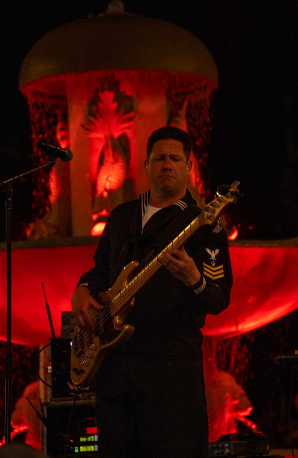 Navy Rock Band Destroyers Perform at Little Italy Plaza