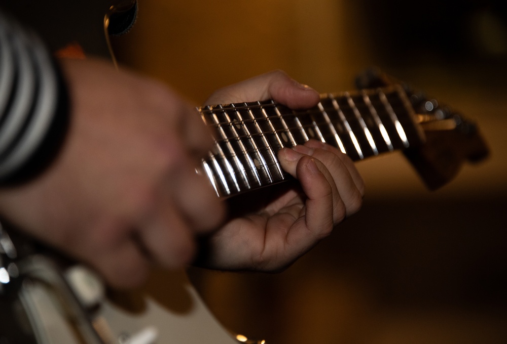 Navy Rock Band Destroyers Perform at Little Italy Plaza
