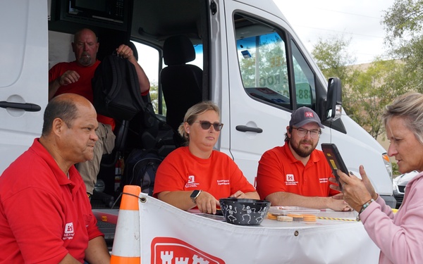 Hurricane Milton Response, MCV's on mission to collect Right of Entry Collections