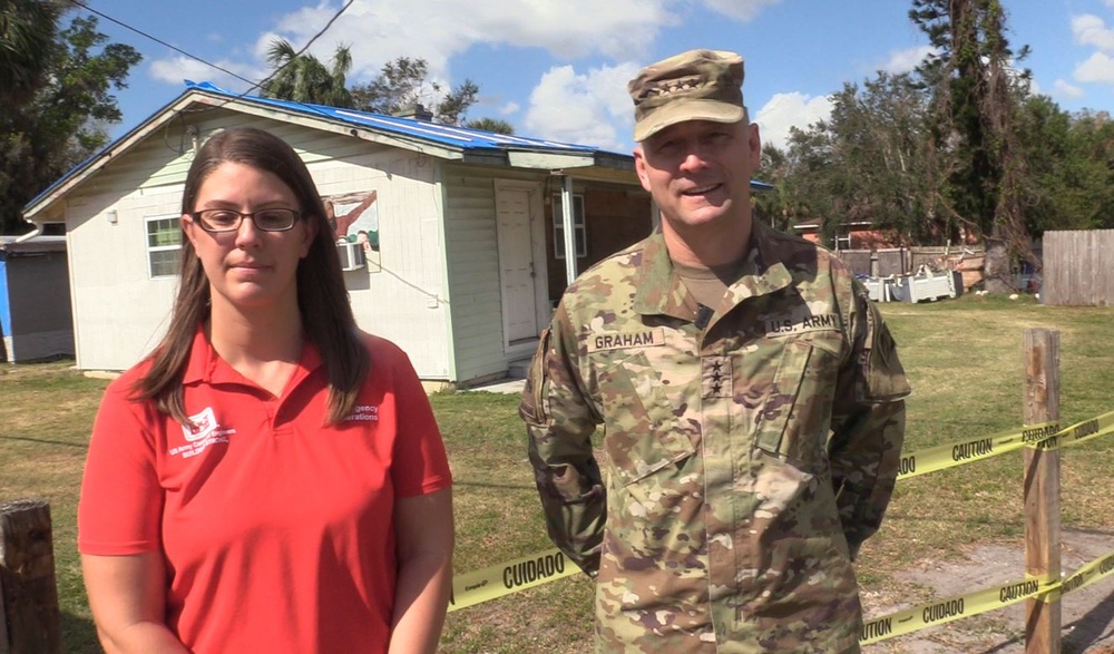 Chief of Engineers visits Hurricane Milton-battered Florida