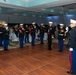 Marines with Marine Corps Combat Service Support Schools celebrate the 249th birthday of the Marine Corps