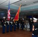 Marines with Marine Corps Combat Service Support Schools celebrate the 249th birthday of the Marine Corps