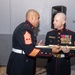 Marines with Marine Corps Combat Service Support Schools celebrate the 249th birthday of the Marine Corps