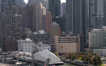 USS John Basilone Arrives for Commissioning In NYC