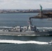 USS John Basilone Arrives for Commissioning In NYC