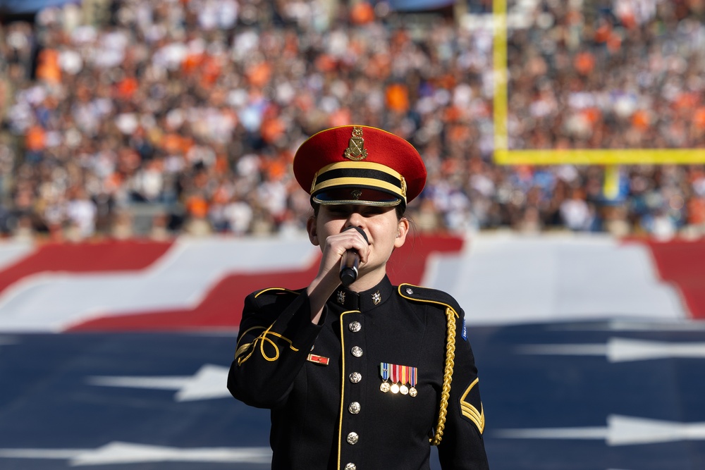 U.S. Army Band Downrange perform at Cleveland Browns Week 9