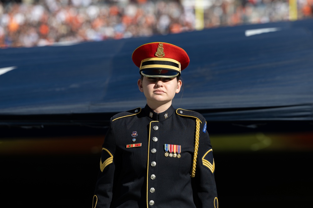 U.S. Army Band Downrange perform at Cleveland Browns Week 9