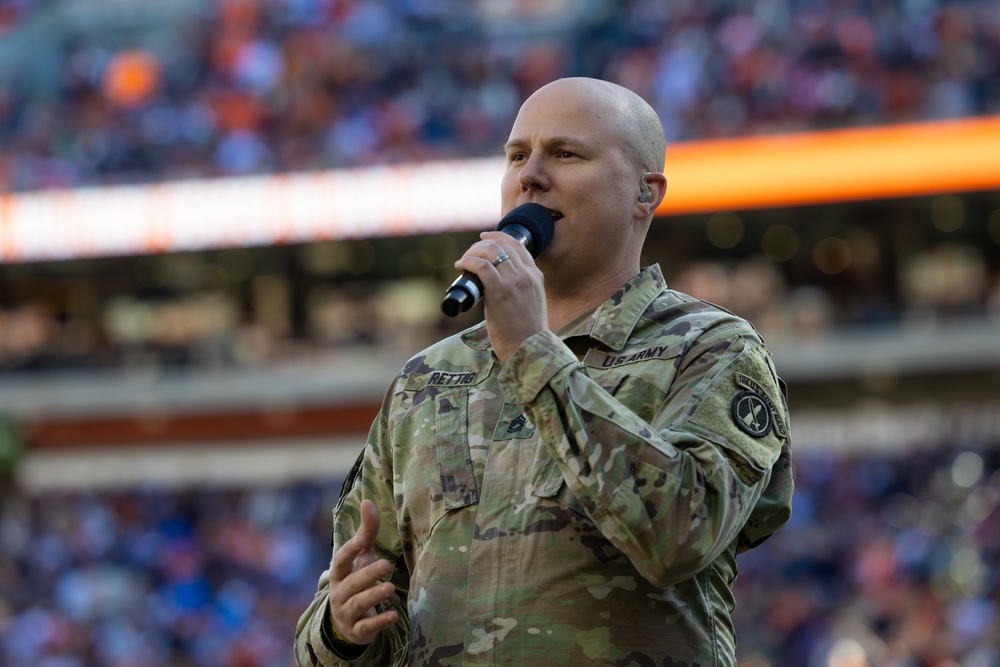 U.S. Army Band Downrange perform at Cleveland Browns Week 9