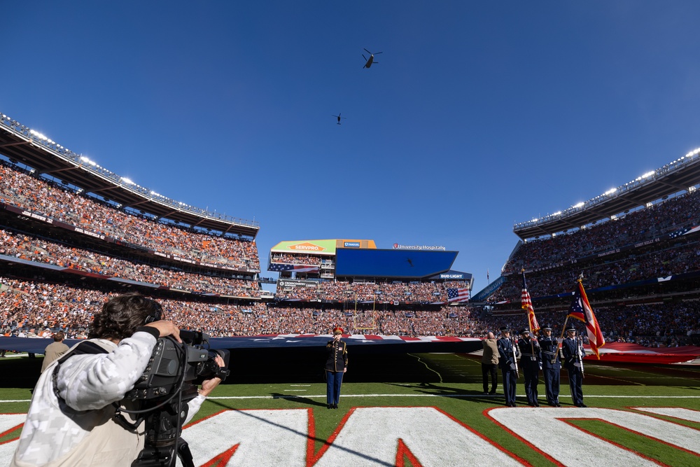 U.S. Army Band Downrange perform at Cleveland Browns Week 9