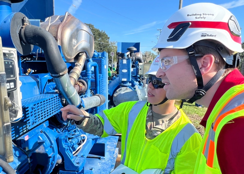 USACE sends water pumps to bring flood relief to Lake Bonny residents