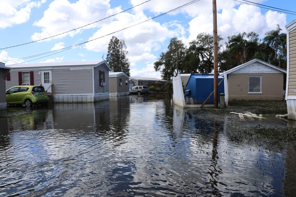 Hurricane Milton Response: UPDATE USACE provides water pumps to bring flood relief to Lake Bonny residents