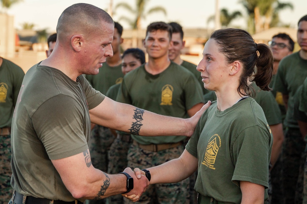 3rd MAW leadership trains with Corporals Course