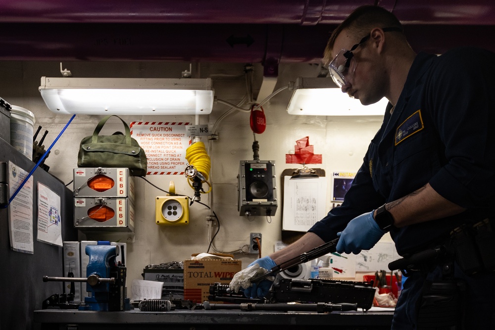 USS Gerald R. Ford (CVN 78) Security Department Routine Maintenance