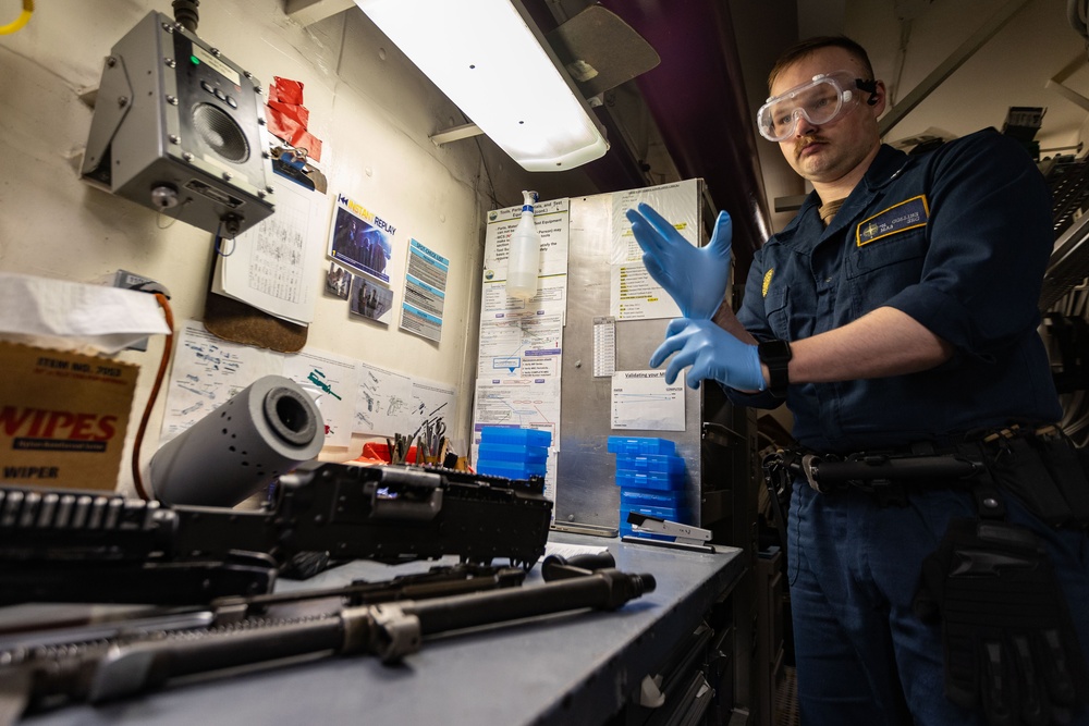 USS Gerald R. Ford (CVN 78) Security Department Routine Maintenance