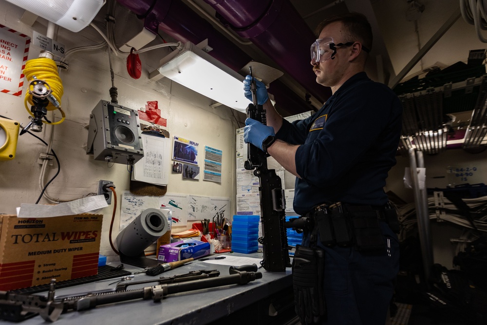 USS Gerald R. Ford (CVN 78) Security Department Routine Maintenance