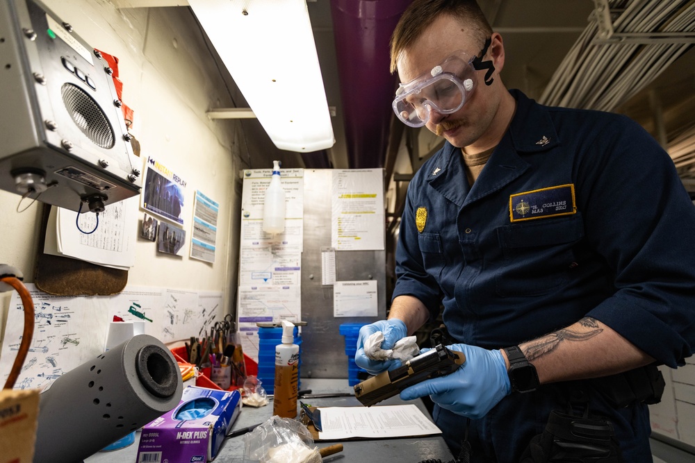 USS Gerald R. Ford (CVN 78) Security Department Routine Maintenance